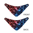 thumbnail image 3 of Honeii Red And Blue Lightning Print Pet Scarf Dog Bandanas for Dogs Triangle Dog Scarfs,Bandana Pet Cute Scarf Bibs for Small Medium Dogs and Cat-Large, 3 of 5