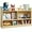 Natural, variant on Kids Toy Storage Organizer, 5-Section Bookshelf for Organizing Books Toys, Wooden Storage Cabinet Daycare Furniture for School, Classroom Playroom, Nursery, Kindergarten (Natural)