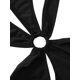 thumbnail image 5 of TRKIYQC Vestido de Mujer, Cuello Colgante Estampado de Tinte Azul Ahuecado Anillo Sin Mangas Envuelto Fiesta Adelgazante Midi TRKIYQC moderno, 5 of 8