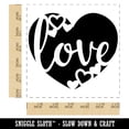 thumbnail image 2 of Love in Heart Wedding Anniversary Valentine's Day Self-Inking Rubber Stamp Ink Stamper - Blue Ink - Large 1-1/2 Inch, 2 of 7