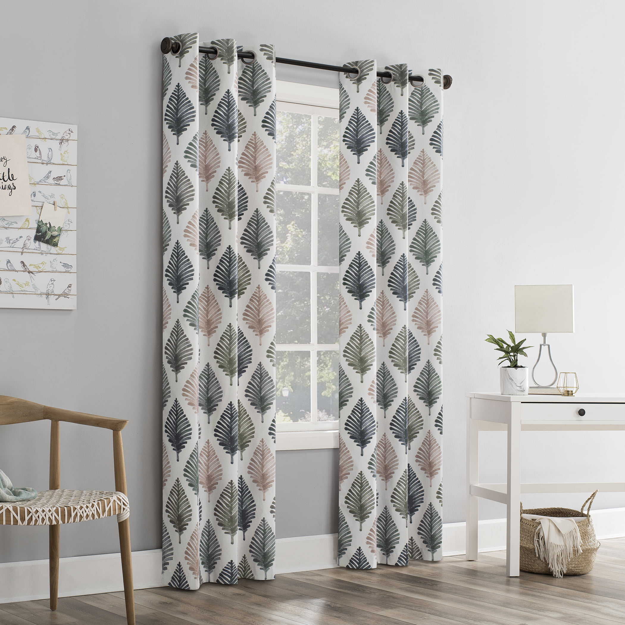 Sun Zero 2-pack Arlo Textured Thermal Insulated Grommet Curtain Panel