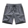 thumbnail image 3 of Iyufng Mens Shorts Men's Shorts,Men's Summer Casual and Comfortable Drawstring Pocket Elastic Waist Shorts, 3 of 3