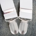 thumbnail image 4 of Silver Durable Iron Clips with Plastic Inserts for Clothes 20mm Ring 32mm Length 20pcs, 4 of 8