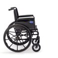 thumbnail image 1 of Invacare - 9SL_PTO_34749 9000 SL Silla de ruedas ligera y duradera, brazos completos, asiento de 45 cm de ancho, color negro mate, 9SL_34749, 1 of 5