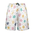 thumbnail image 2 of Men's Pajama Shorts Bottoms with Pockets Soft Lightweight Lounge Sleep Wear Seashells and Dots, 2 of 6