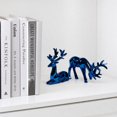thumbnail image 6 of LEFXSMR Christmas Reindeer Decor, 2pcs Electroplated Deer Figurine, Reindeer Christmas Decorations Indoor for Mantel Tabletop Storefront Window, 6 of 7