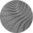 thumbnail image 1 of Ahgly Tapis Rond Lavable en Machine Intérieur Transitionnel Gris Cendré, 6 Pieds Rond, 1 of 7