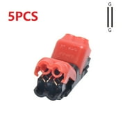 5x T Tap Splice Wire Connectors Low Voltage I Type Terminal Crimp No Stripping