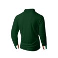 thumbnail image 2 of Men's Hello Darkness My Old Friend Long Sleeve Polo Shirt Casual Collared Pullover Top, 2 of 4