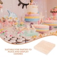 thumbnail image 2 of SHISUYAN Présentoir à Gâteau Rond 3 Pcs Beige à Multiples Trous pour Chef Ménagères Banquets, 2 of 9