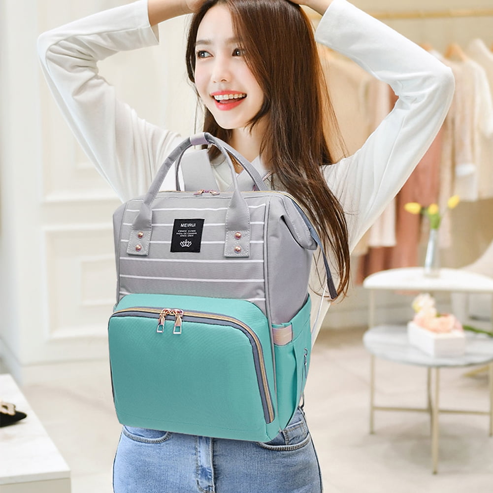 Kadyn Multi Pocket Backpack, Unisex Commuter Tech Backpack for Tour, Laptop Backpack for Shopping, Green Kadyn Multi Pocket Backpack, Unisex Commuter Tech Backpack for Tour, Laptop Backpack for Shopping, Green