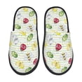 thumbnail image 1 of Balery Insects Pantuflas de Casa de Felpa Silenciosas con Diseño Estampado, Zapatillas Cómodas Antideslizantes de Algodón para Interior-Medium, 1 of 8