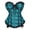 Sky Blue, variant on FASHOFT Blue Renaissance Corset Top For Women Lace Waist Cinching Shaping Body Shaper Tummy Control Firm Everyday Wear Innerwear Corset XL