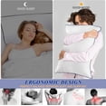 thumbnail image 4 of Juego de 4 almohadas SEMZSOM King Size de lujo, alternativa al plumón de hotel, 4 of 7