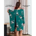 thumbnail image 5 of Pinspark Open Back Hospital Gowns for Women Tear Away Snap Long Sleeve Womens Hospital Gowns Adaptive Clothing for Women, 5 of 6