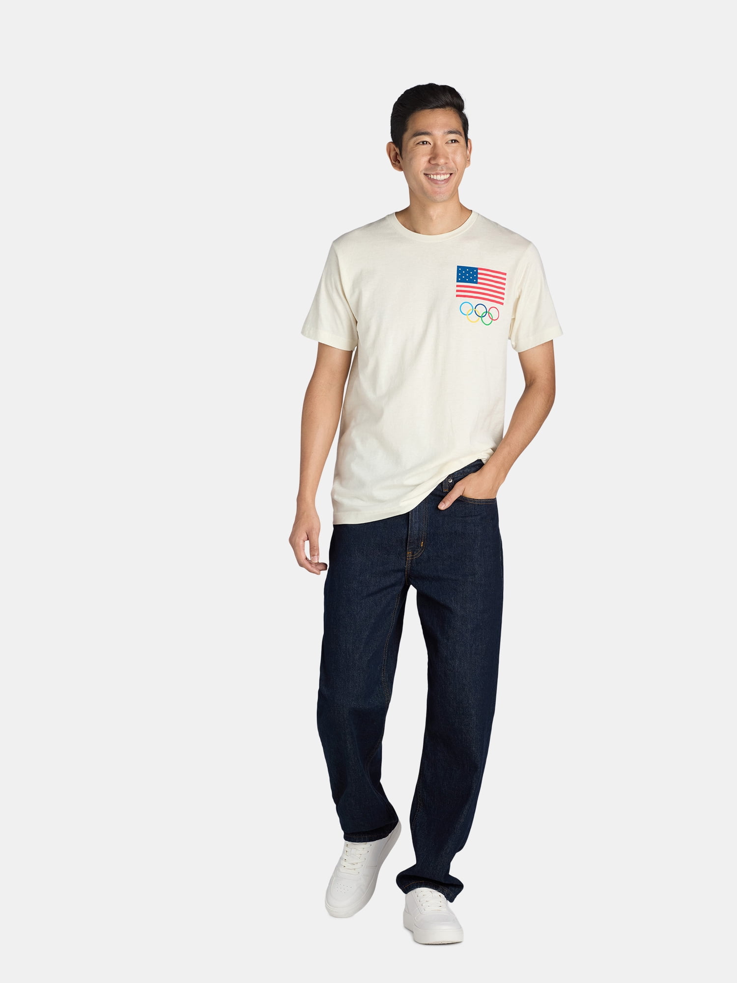 Looney Tunes x Team USA Olympics Men's and Big Men's Graphic Tee Shirt, Sizes S-3XL