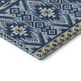 thumbnail image 3 of Addison Rugs Mayfield Premium Machine Washable Transitional Aztec Navy Rectangle Rug, 2'6" x 3'10", 3 of 7