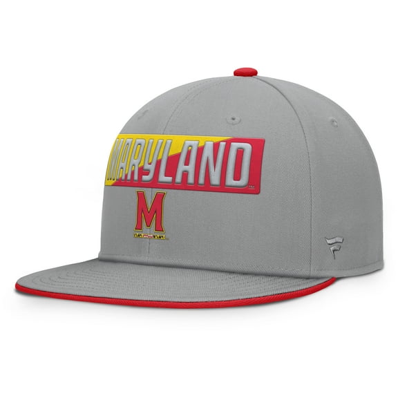Men's Fanatics Gray Maryland Terrapins Duo Snapback Hat