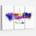 thumbnail image 1 of Design Art Toronto Skyline Canvas Print, 1 of 3