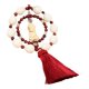 thumbnail image 4 of Colgante de Buda de madera para coche, decoración de 55 cm de largo para espejo retrovisor. Borlas Rojas, 4 of 9