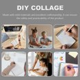 thumbnail image 4 of KAKOWELY Decorative Stickers 4pcs Decorative Scrapbook Stickers Stationery Stickers Dot Design Stickers Random Style2.44"X1.61"X1.61", 4 of 5
