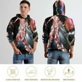 thumbnail image 6 of Mobile Suit Gundam Hoodie 3D Print Pullover Hooded Long Sleeve Sweatshirts Tops Blouse with Pocket for Mens Womens, 6 of 8