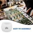 thumbnail image 3 of Minkissy 8pcs Foosball Table Parts White Plastic Positioning Ring for Office Leisure, 3 of 8
