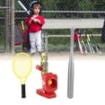 thumbnail image 1 of Automatic Baseball Pitcher,Auto Pitching Machine with 3 Adjustable Angles for Baseball Tennis Practice Indoor Outdoor Sports Game for Kids Youth, 1 of 7