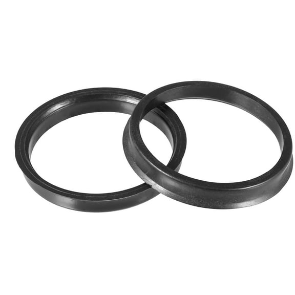 Plastic 72.6mm to 64.1mm Car Hub Centric Rings Wheel Bore Center Spacer 2pcs