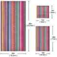 thumbnail image 3 of Dreamtimes Mexican Blanket Stripes Towel Set of 3, Highly Absorbent Soft Towels with Bath Towel, Hand Towel and Washcloth for Bathroom Hotel Gym Spa, 3 of 7