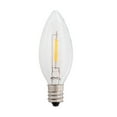 thumbnail image 2 of Paquete de 25 bombillas LED de repuesto para lámparas de vela eléctricas, casquillo E12, 0,7 W, 120 V, 2 of 7
