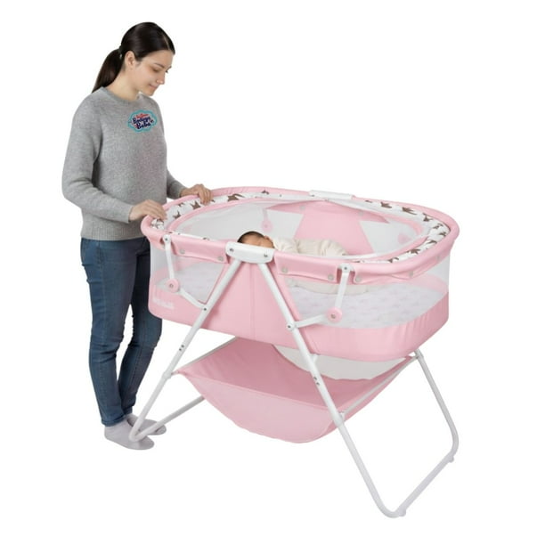 Cuna Moises D´Bebe Siesta Bebe Rosa