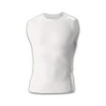 thumbnail image 2 of A4 Compression Muscle Tee For Men in White | N2306, 2 of 2