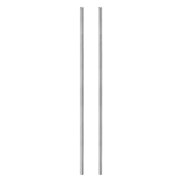 Unique Bargains Linear Motion Rod Shaft Guide 10mm x 500mm Bearing Steel, 2 Pieces