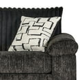 thumbnail image 4 of Roundhill Furniture Nason Wide Wale Corduroy Loveseat, Charcoal, 4 of 5