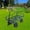 Green, variant on Sesslife Outdoor Heavy Duty Utility Wagon Cart, 660lbs Capacity Folding Steel Frame Garden Cart with Adjustable 180° Rotation Handle, Rubber Tire