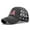 Black, variant on American Flag Patch Trucker Baseball Cap Distressed Washed Star Mesh Back Adjustable Snapback Hat Breathable Casual Sun Headwear For All Seasons Outdoor Use