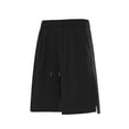 thumbnail image 2 of Men's Casual Athletic Workout Shorts 10" Inseam Quick Dry Performance Short Pants, Solid Color Casual Elastic Waist Drawstring Knee Length Sports Running Short, 2 of 7