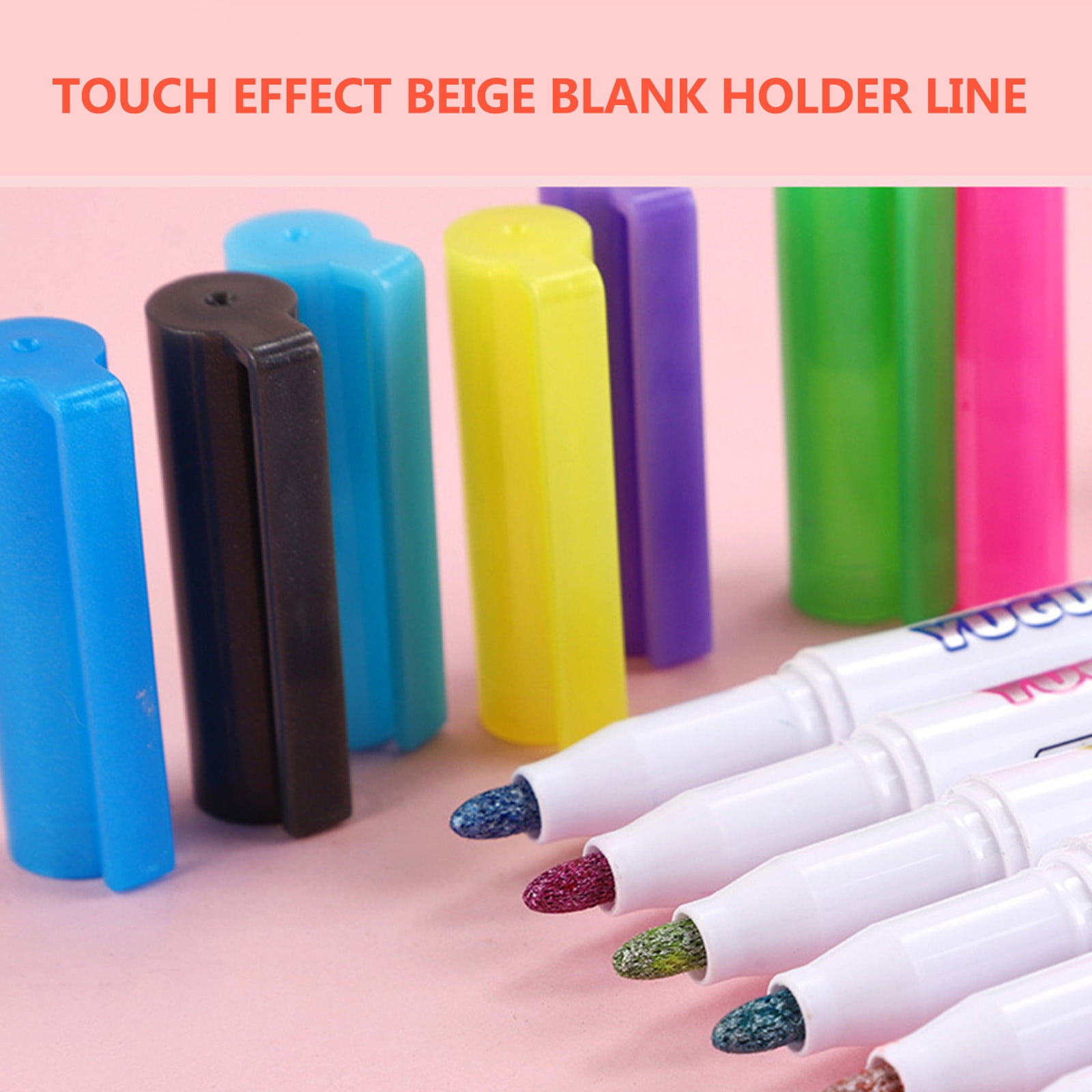 8 Color Double Outline Marker, Outline Shimmer Markers with Metallic, Self Outline Glitter Marker for Birthday Christmas Card Journaling Drawing Crafting