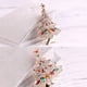thumbnail image 3 of Fiudx Broche Navideño, Broche Metálico Forma de Rama de Olivo, Elegante Broche para Bufanda, Ideal Como Regalo Festivo, Accesorio para Fiestas y Bodas, Estilo Elegante para Mujer, Ideal para Fiestas,, 3 of 7