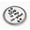 Semi-Flexible Aluminum Bezel, variant on Dog Is My Co-Pilot 3D Domed Round Automotive Emblem