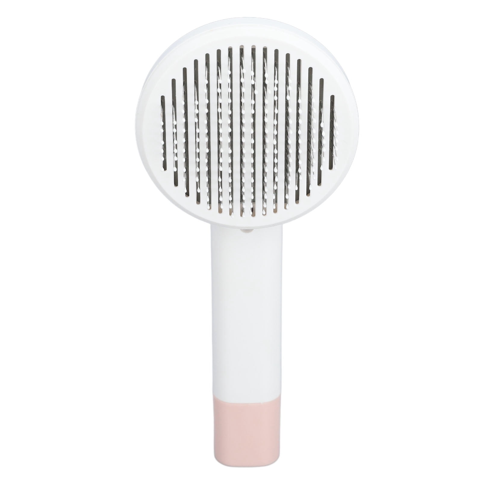 2 In 1 Pet Slicker Brush, Pet Grooming Brush Self Cleaning Dense Comb Teeth With Nail Grinder, Detangling Pet Hair Brush Comb For Dogs And Cats Hair Removes