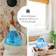 thumbnail image 6 of Crane Droplet Ultrasonic Cool Mist Humidifier, 0.5 Gallon, 15 Hour Run Time, Optional Vapor Tray, 250 Sq. Ft. Coverage, Blue/White, 6 of 13