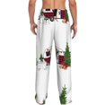 thumbnail image 3 of Daiia Vintage Buffalo Plaid Christmas Camper Men's Sleep Pant with Pockets and Drawstring,Pajama Pants-Small, 3 of 9