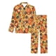 thumbnail image 3 of Pijama largo de hombre con estampado de pizzas, 3 of 4