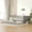 Gray, variant on Harper & Bright Designs Twin Size Low Daybed with Trundle, Wood Twin Platform Bed Frame with Rails for Boys and Girls Bedroom, White