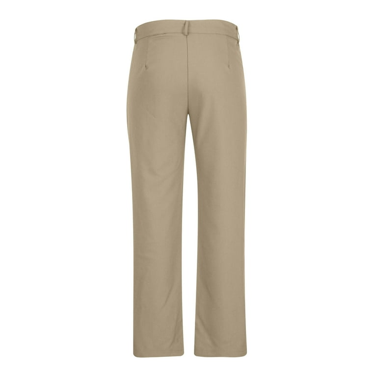 HBYJLZYG Dress Pants For Men, Regular Fit Pockets Zipper