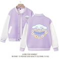 thumbnail image 3 of Sanrio-abrigo Kawaii para niña, ropa de abrigo con dibujos animados para mujer, novedad en prendas de vestir exteriores, Cinnamoroll, primavera y otoño, 3 of 4