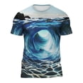 thumbnail image 5 of Wavsuf Mens Graphic Tees Men T Shirts Short Sleeve Retro Round Neck Cotton T Shirt Multicolor Size XL, 5 of 5