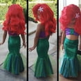thumbnail image 3 of 2pcs Baby Girls Kids Mermaid Tails Costume Swimwear Bikinis Swimsuit Bathing Outfits Dress, 3 of 4